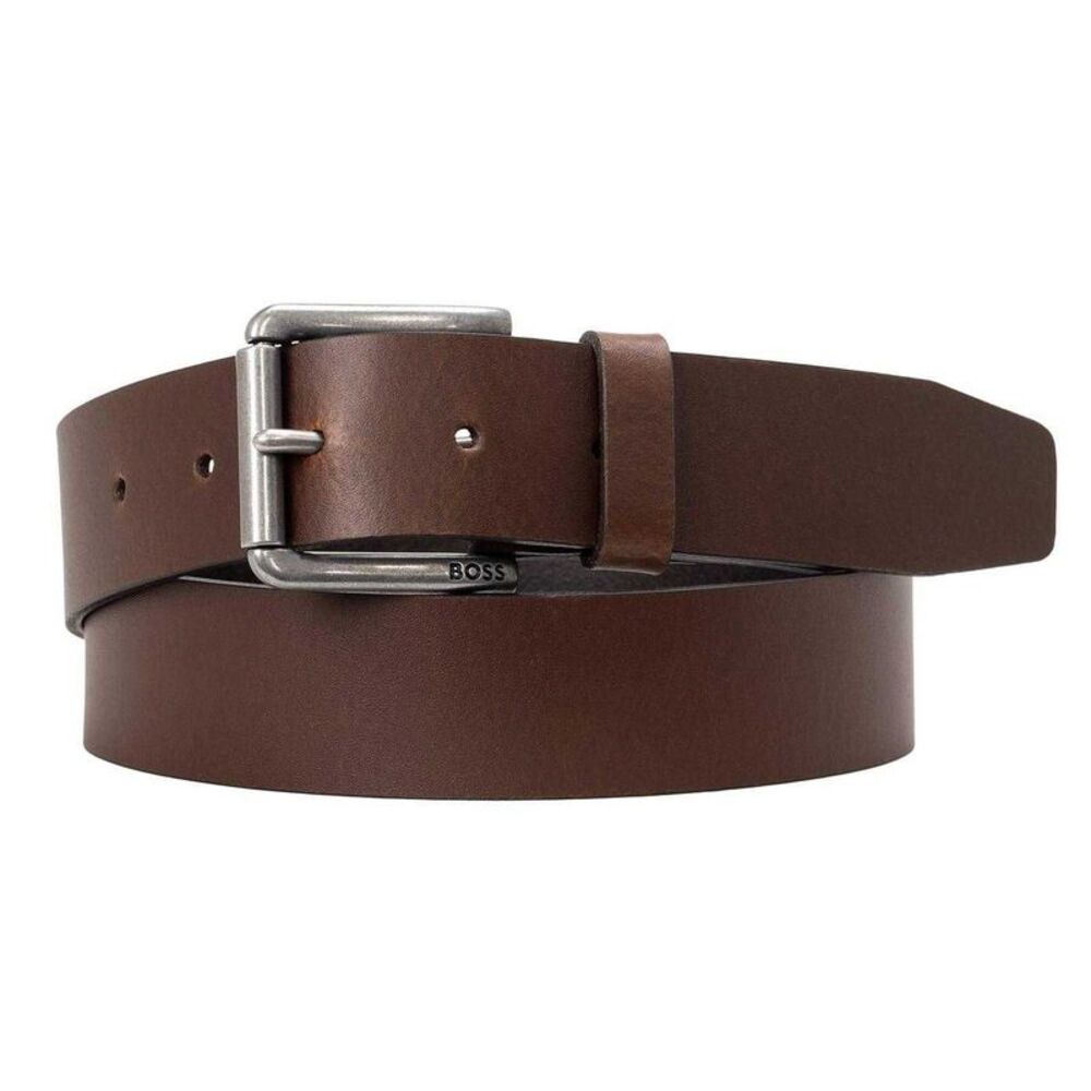 Boss Mens Belt / Dark Brown